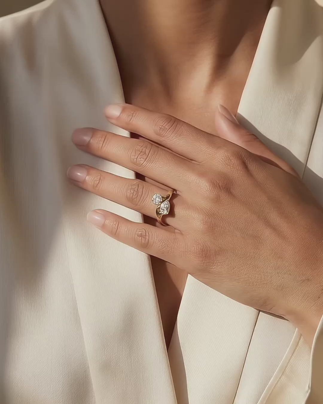 Amour Ring worn — Confluence collection